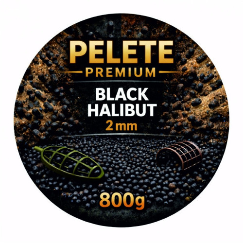 Pelete Premium Black Halibut 2 mm - 800 g