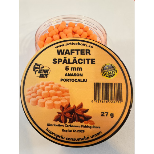 Wafter „Spalacite" 5 mm Portocaliu - Anason - 27 G